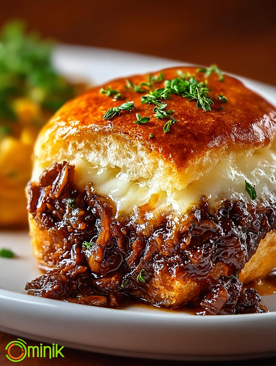 Best French Onion Beef Sloppy Joes You'll Love - French Onion Beef Sloppy - main visual representation