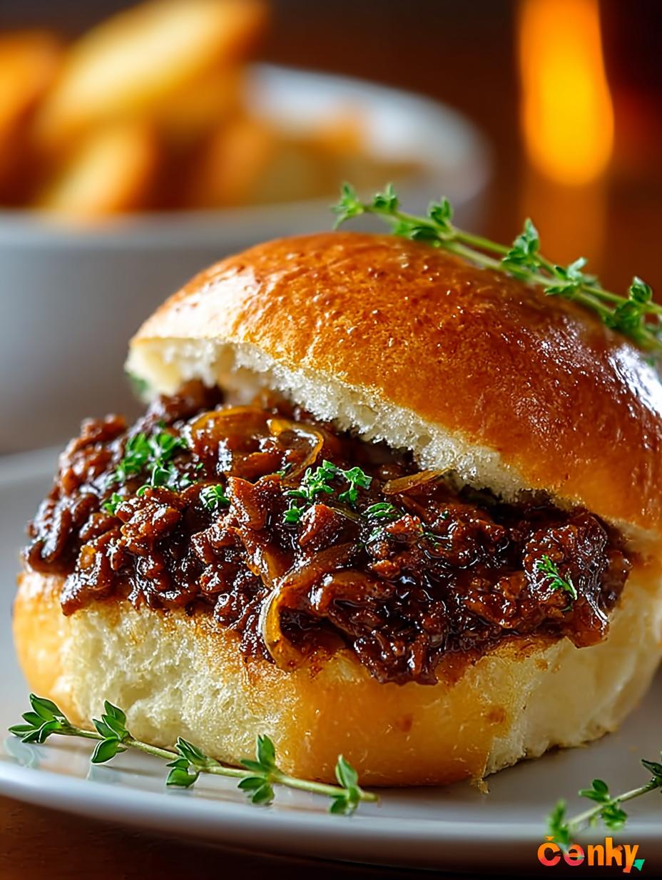 French Onion Beef Sloppy
