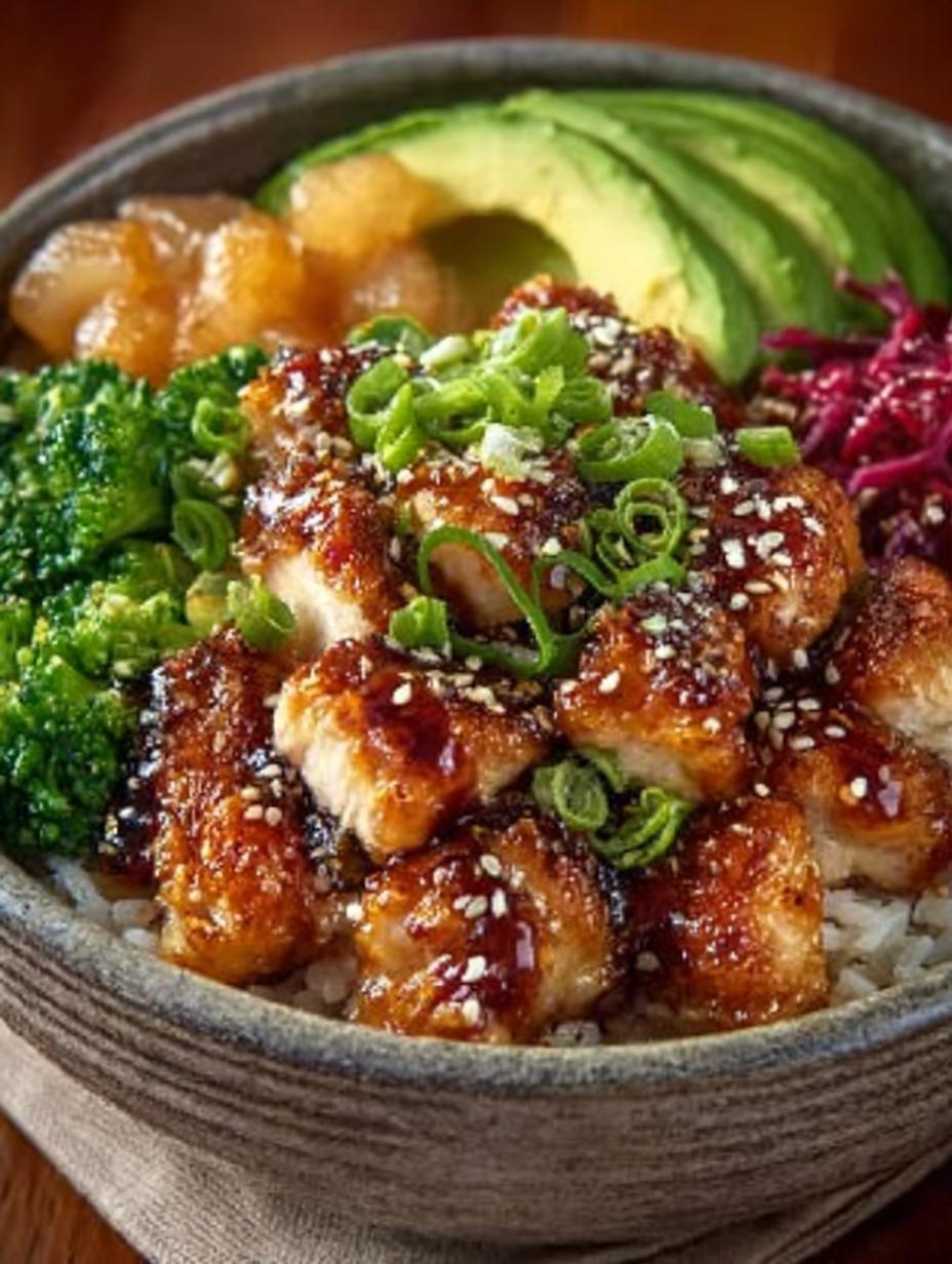 Healthy Sticky Chicken Bowls: 5 Amazing Variations to Try - Healthy Sticky Chicken Bowls - main visual representation