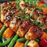 Honey Garlic Chicken Veggies