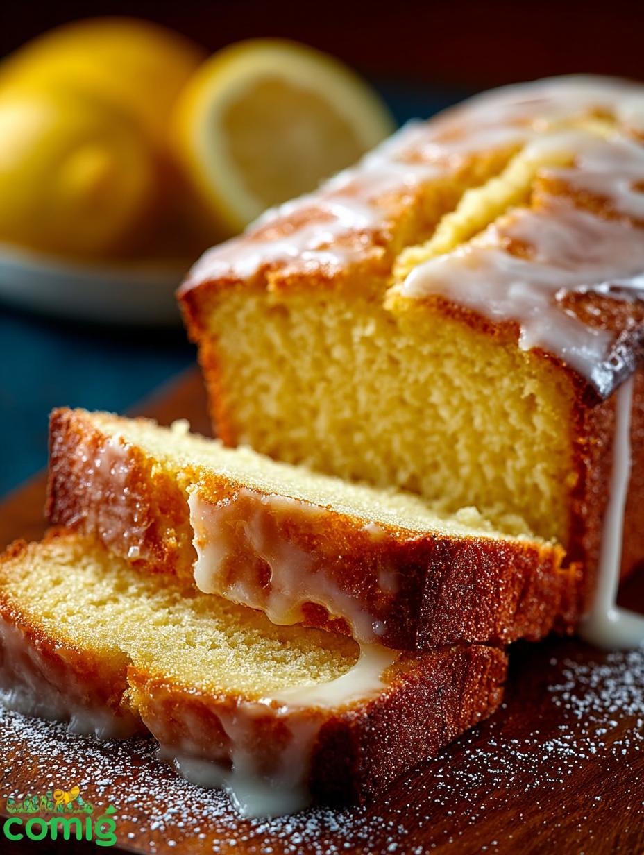 Delicious Lemon Loaf Bread with Tangy Glaze - Lemon Loaf Bread - main visual representation