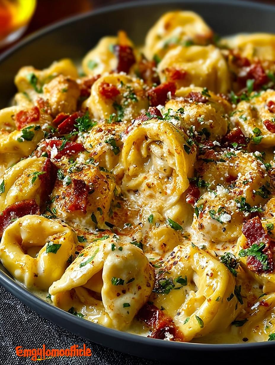 Loaded Cajun Alfredo Tortellini: 5 Flavorful Reasons to Indulge - Loaded Cajun Alfredo Tortellini - main visual representation