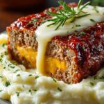 Meatloaf with Mashed Potatoes