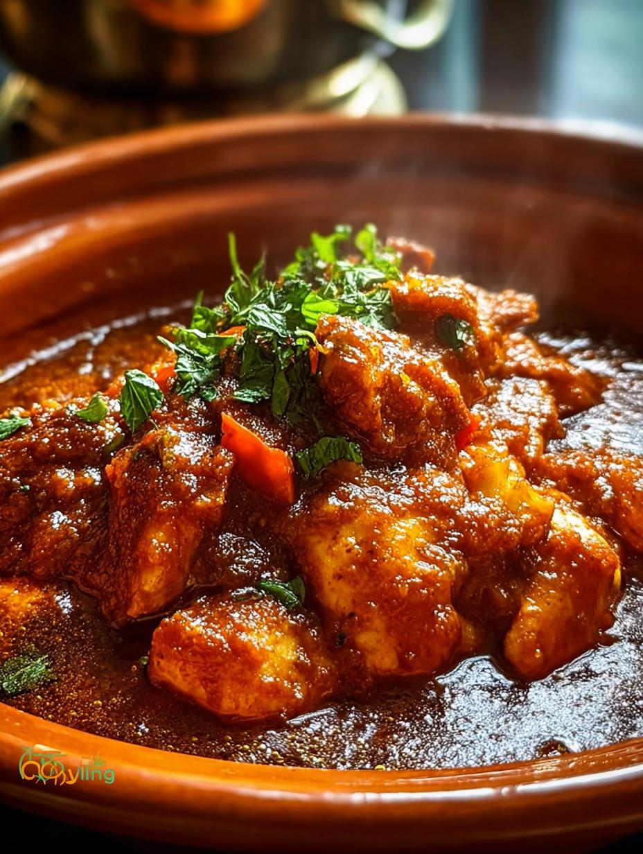 Delicious Moroccan Chicken Stew for Cozy Nights - Moroccan Chicken Stew - main visual representation