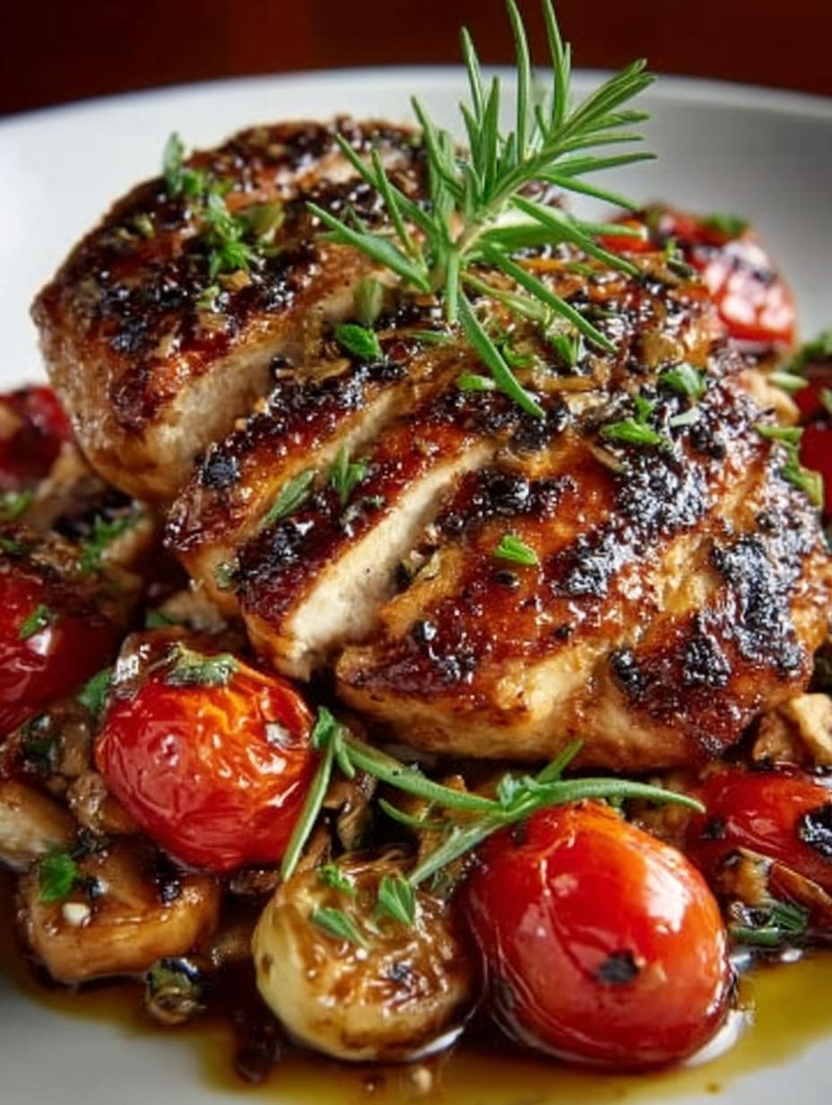 One Pan Balsamic Chicken