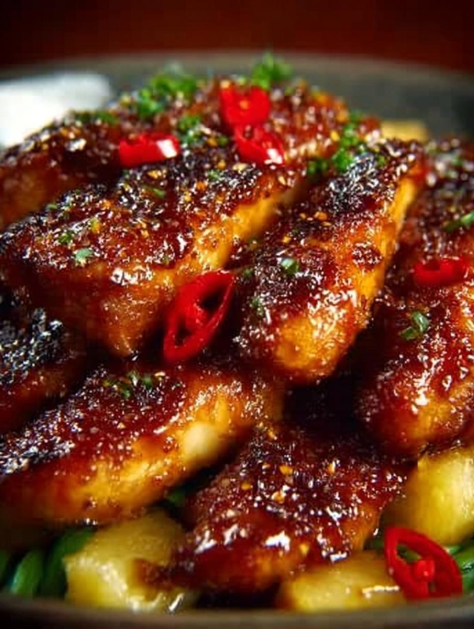 Pineapple Cowboy Candy Chicken: A Sweet Sensation - Pineapple Cowboy Candy Chicken - additional detail