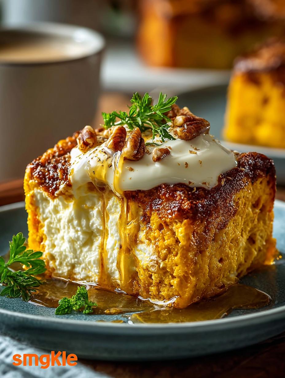 Pumpkin Cottage Cheese Bake