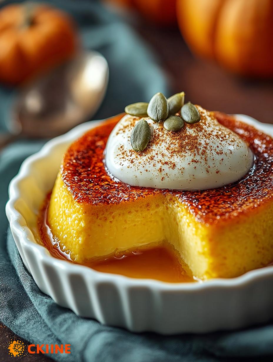 Delicious Pumpkin Custard: A Cozy Fall Dessert - Pumpkin Custard - additional detail