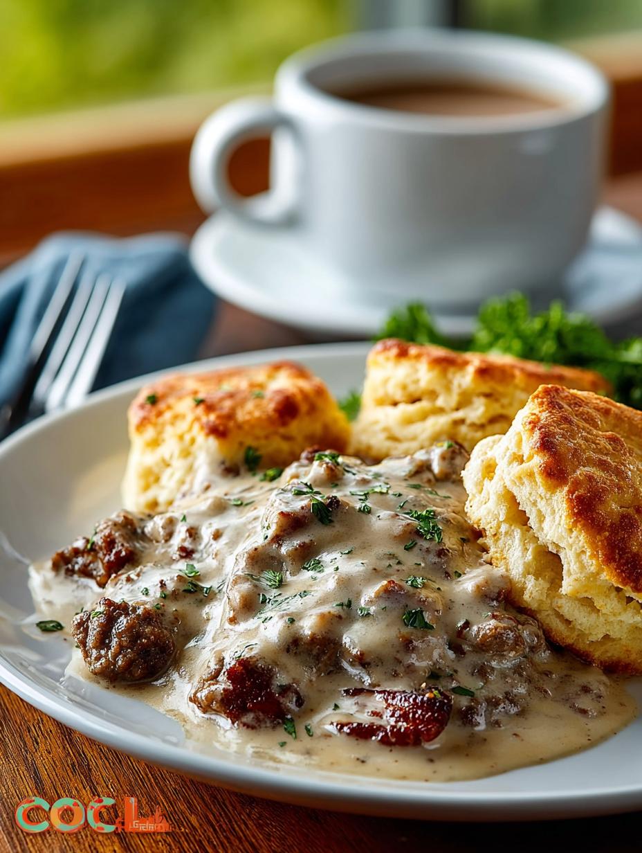 Sausage Gravy Biscuits: 5 Steps to Comforting Perfection - Sausage Gravy Biscuits - main visual representation