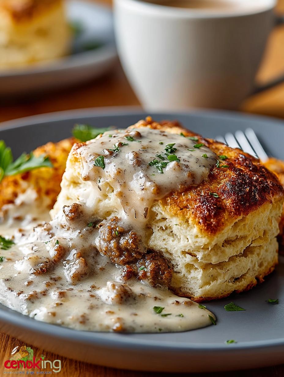 Sausage Gravy Biscuits: 5 Steps to Comforting Perfection - Sausage Gravy Biscuits - additional detail