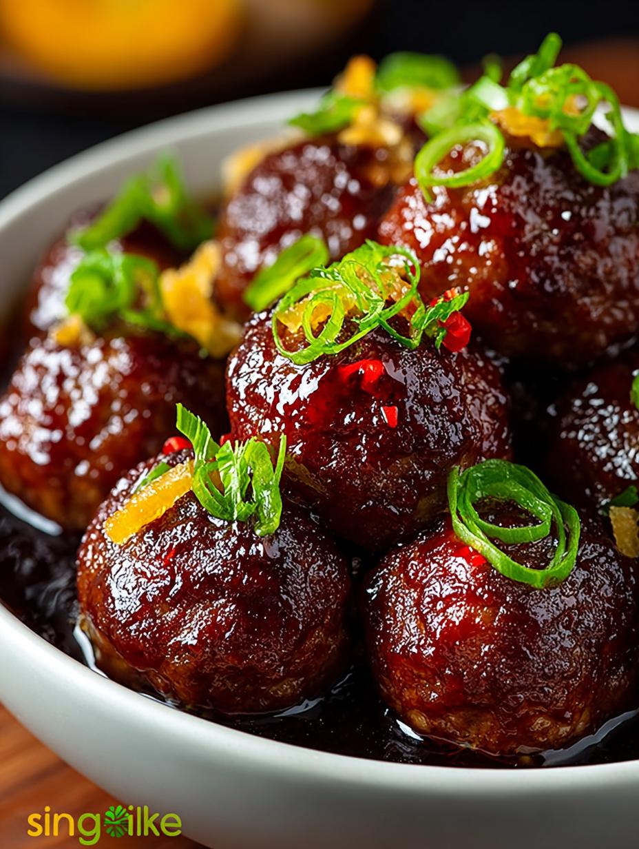 Slow Cooker Teriyaki Meatballs: 7 Effortless Steps to Bliss - Slow Cooker Teriyaki Meatballs - additional detail
