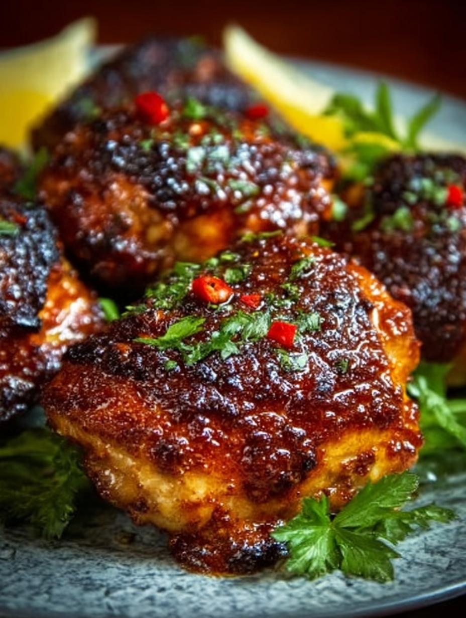 Spicy Harissa Chicken Thighs