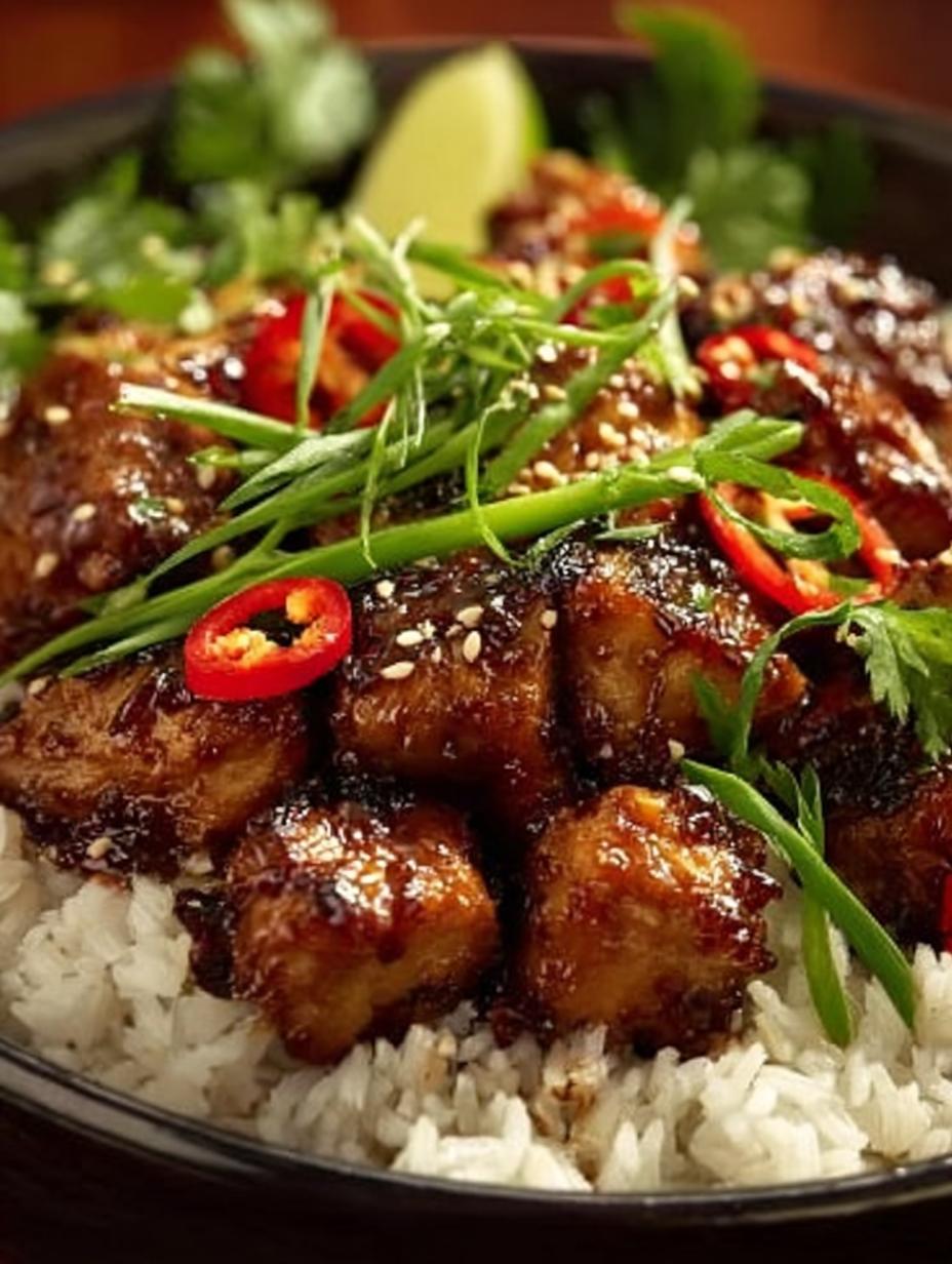 Spicy Maple Chicken Rice: A Flavorful Delight in 35 Minutes - Spicy Maple Chicken Rice - main visual representation