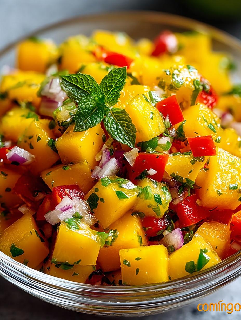 Summer Mango Salsa: 7 Reasons to Love This Refreshing Dish - Summer Mango Salsa - main visual representation