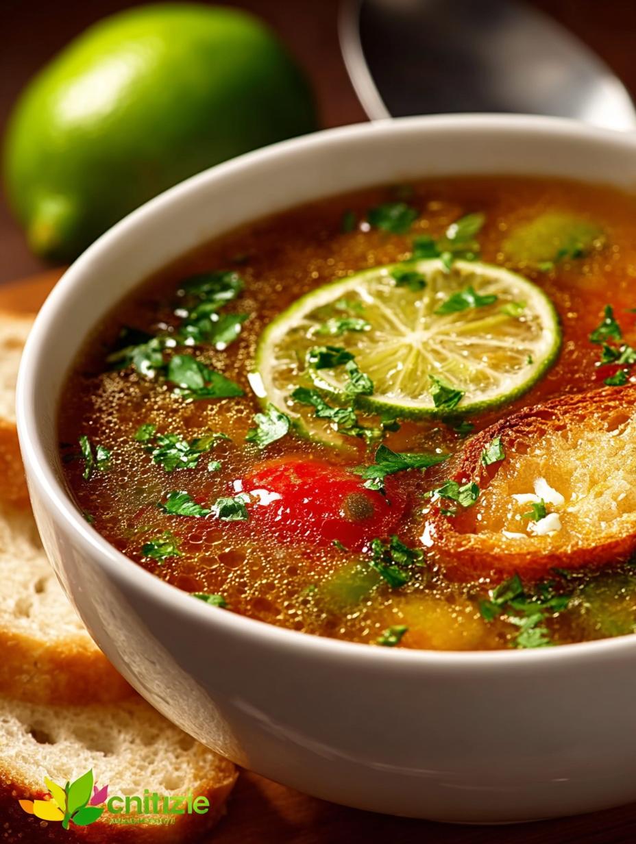 Tasty Mexican Garlic Soup: A Comforting Delight - Tasty Mexican Garlic Soup - main visual representation
