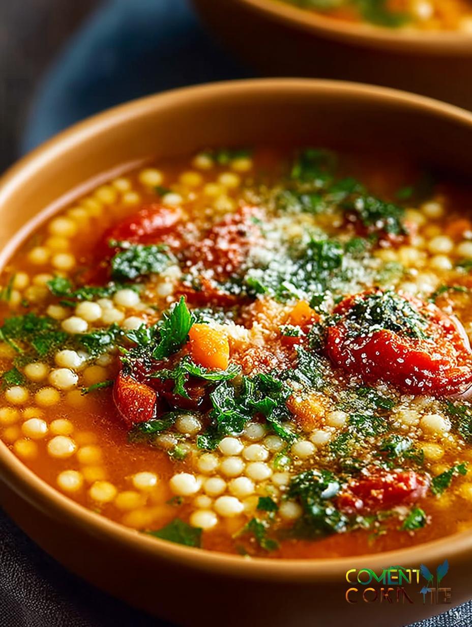 Traditional Italian Pastina Soup for Comforting Nights - Traditional Italian Pastina Soup - main visual representation