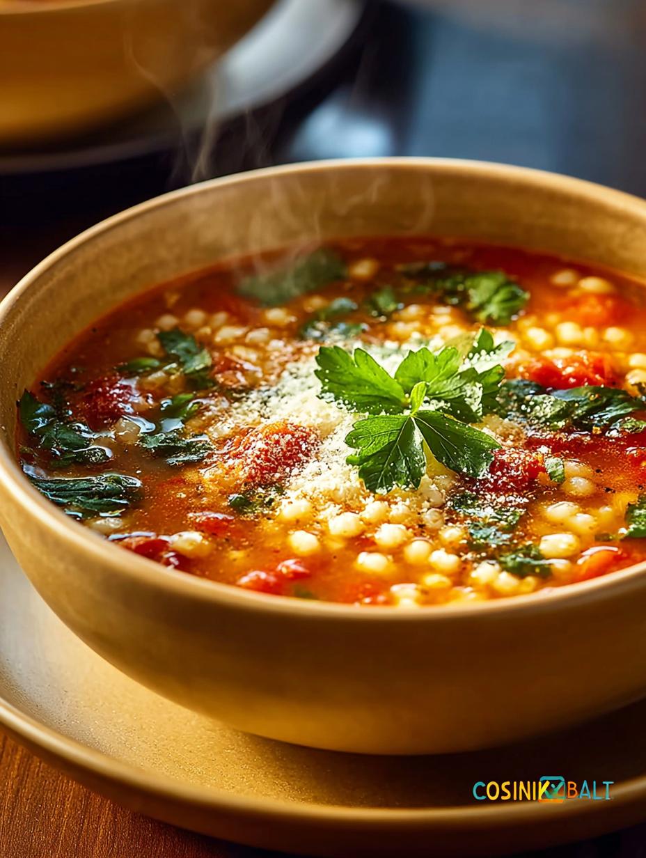 Traditional Italian Pastina Soup for Comforting Nights - Traditional Italian Pastina Soup - additional detail