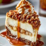 Apple Crisp Cheesecake