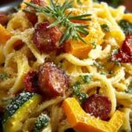 Autumn Sausage Pasta Squash
