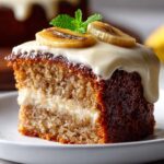 Banana Cake with Cream