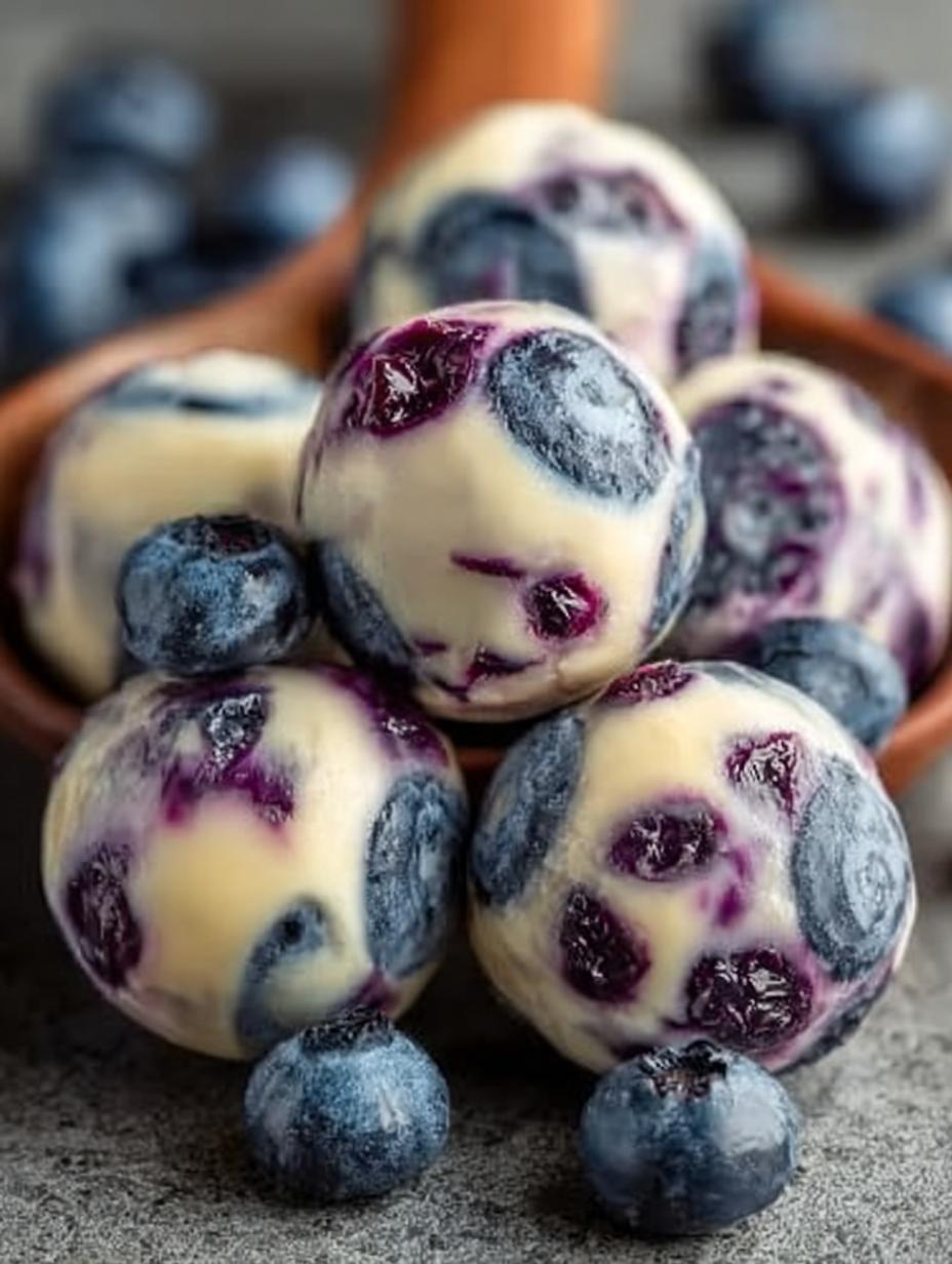 Blueberry Greek Yogurt Bites: 6 Deliciously Healthy Treats - Blueberry Greek Yogurt Bites - main visual representation