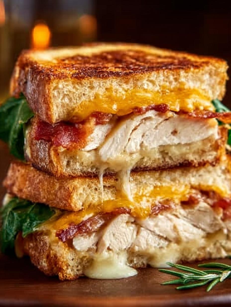 Cheddar Bacon Turkey Melt