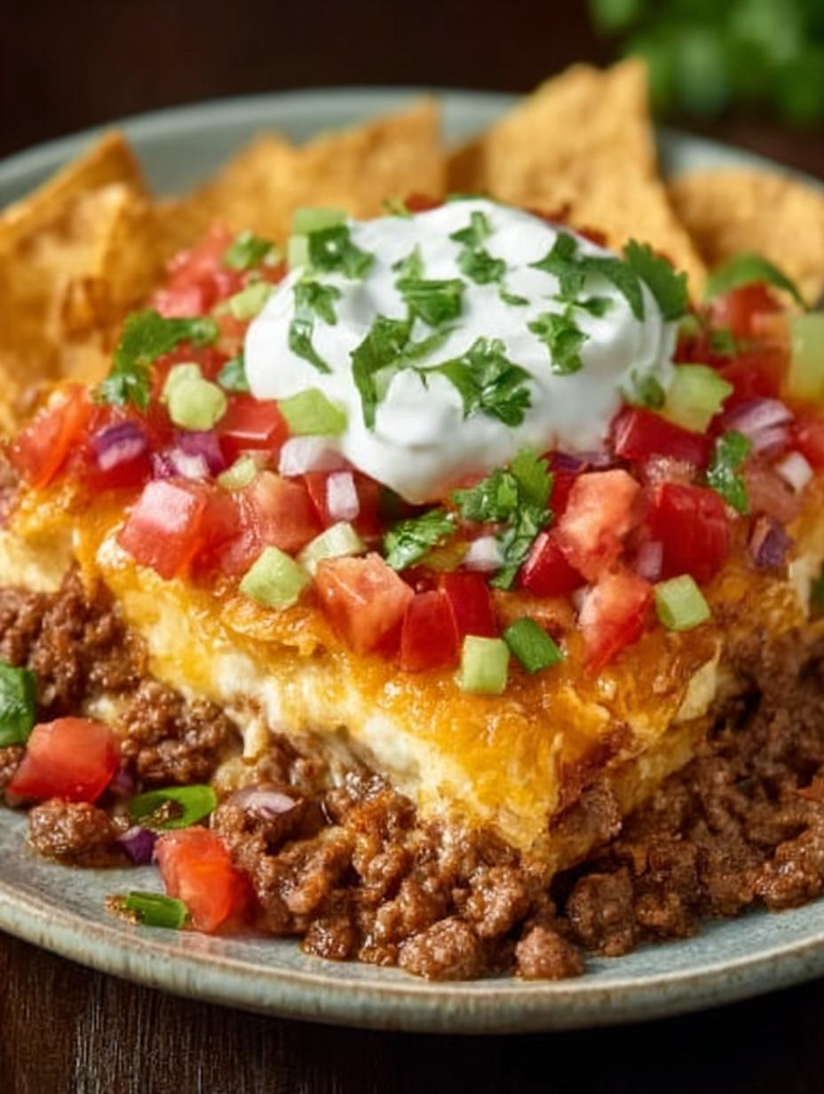 Delicious Cheesy Walking Taco Casserole Recipe - Cheesy Walking Taco Casserole - additional detail