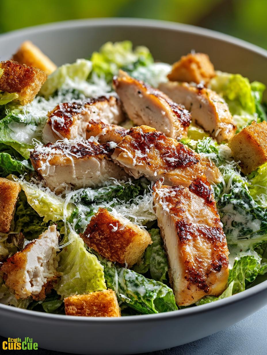 Classic Chicken Caesar Salad: 30-Minute Delight - Chicken Caesar Salad - additional detail