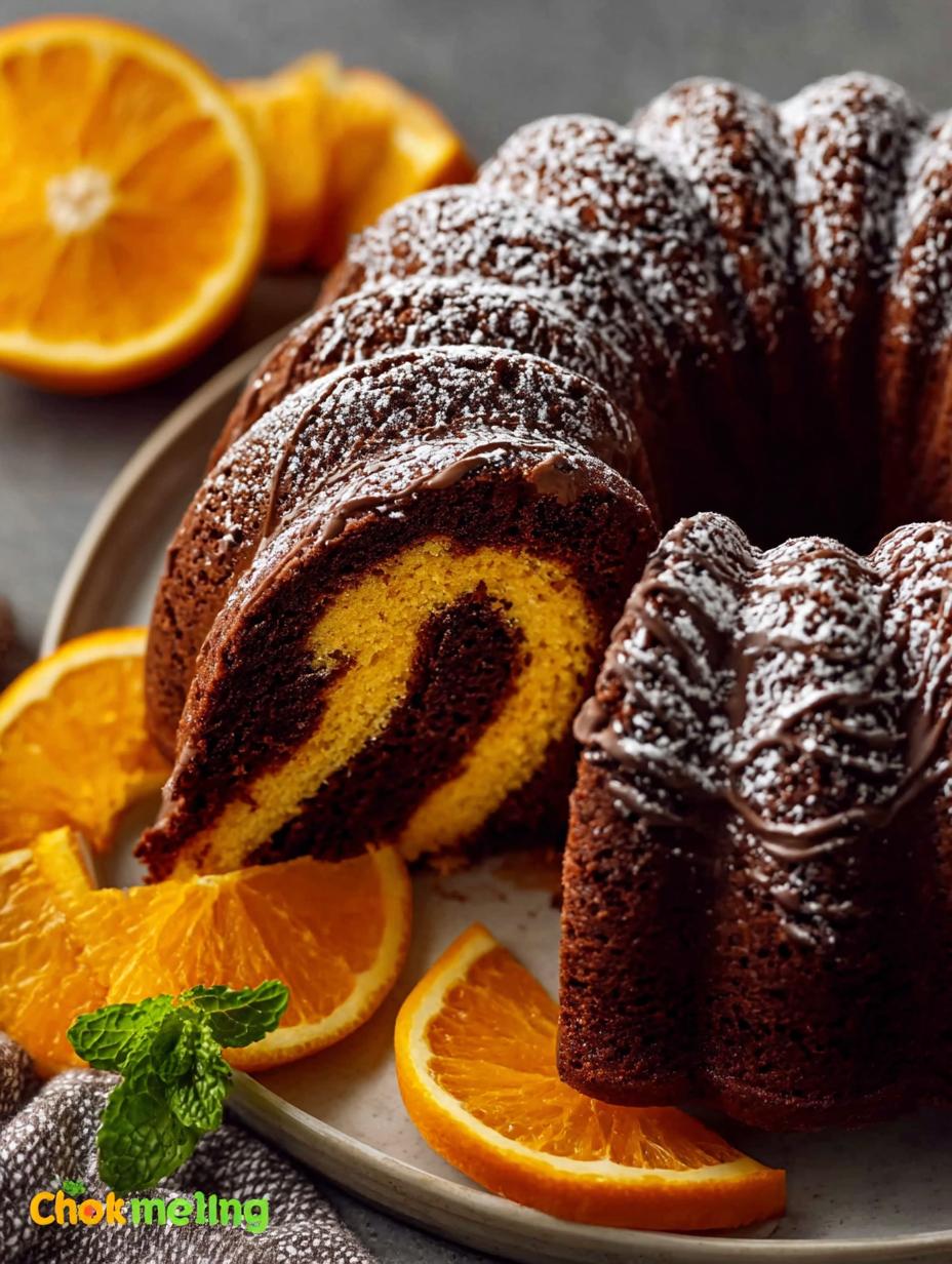 Chocolate Orange Bundt Cake