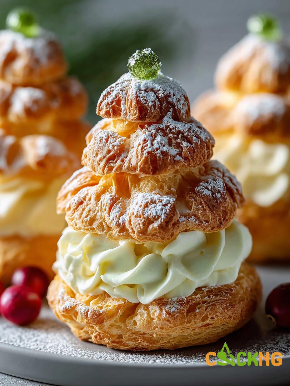 Transform Your Holidays with Christmas Tree Cream Puffs - Christmas Tree Cream Puffs - main visual representation
