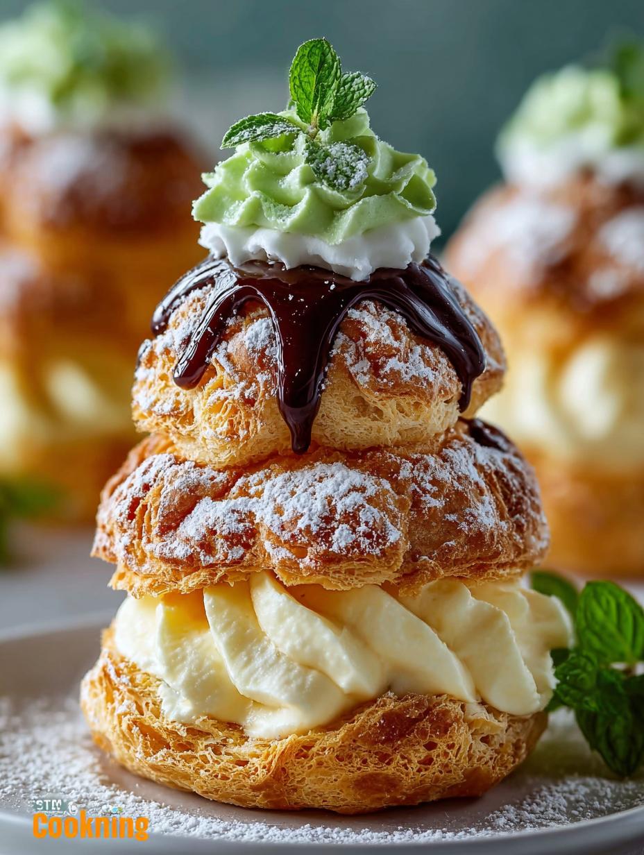Transform Your Holidays with Christmas Tree Cream Puffs - Christmas Tree Cream Puffs - additional detail