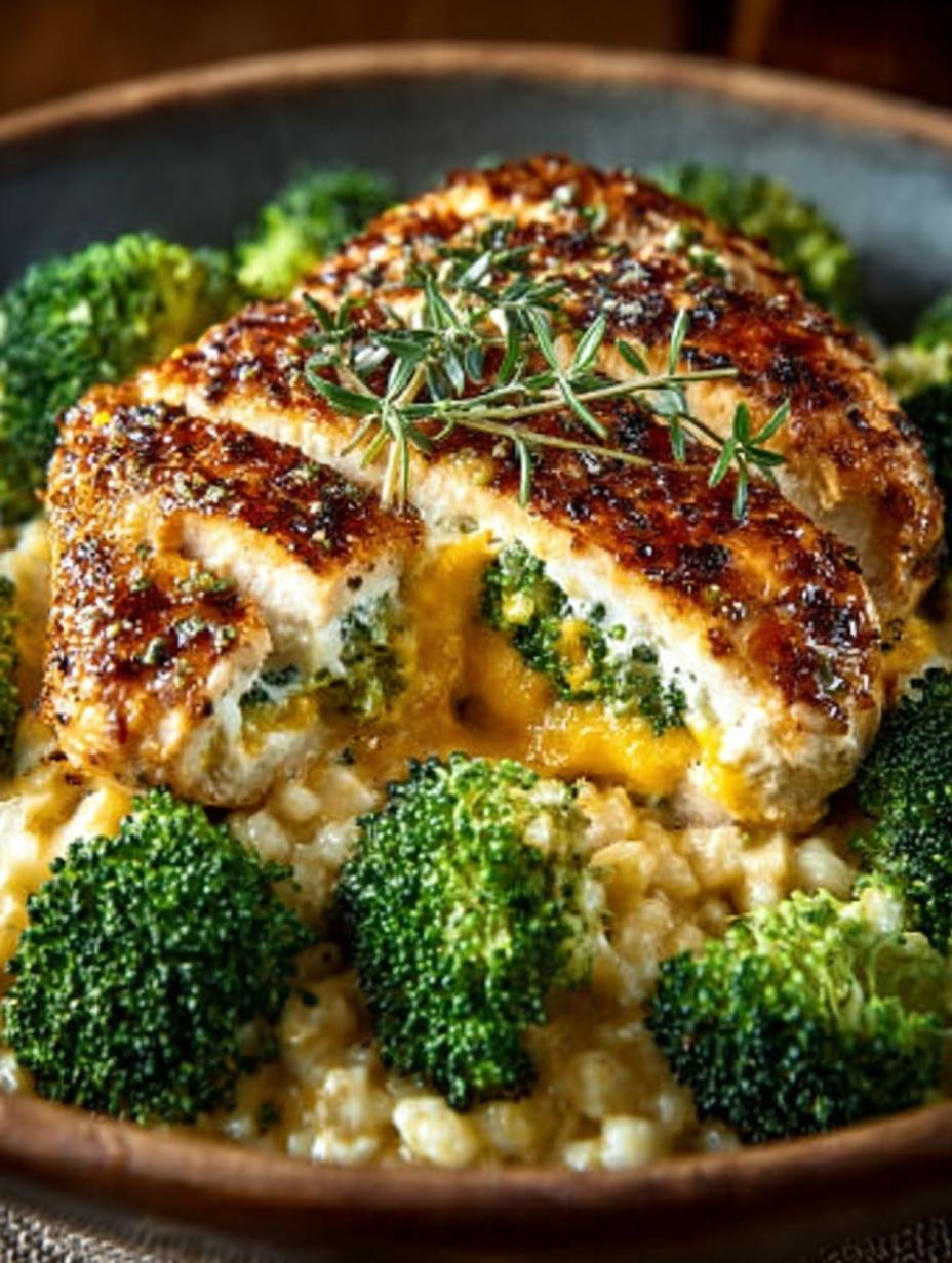 Creamy Broccoli Cheddar Chicken