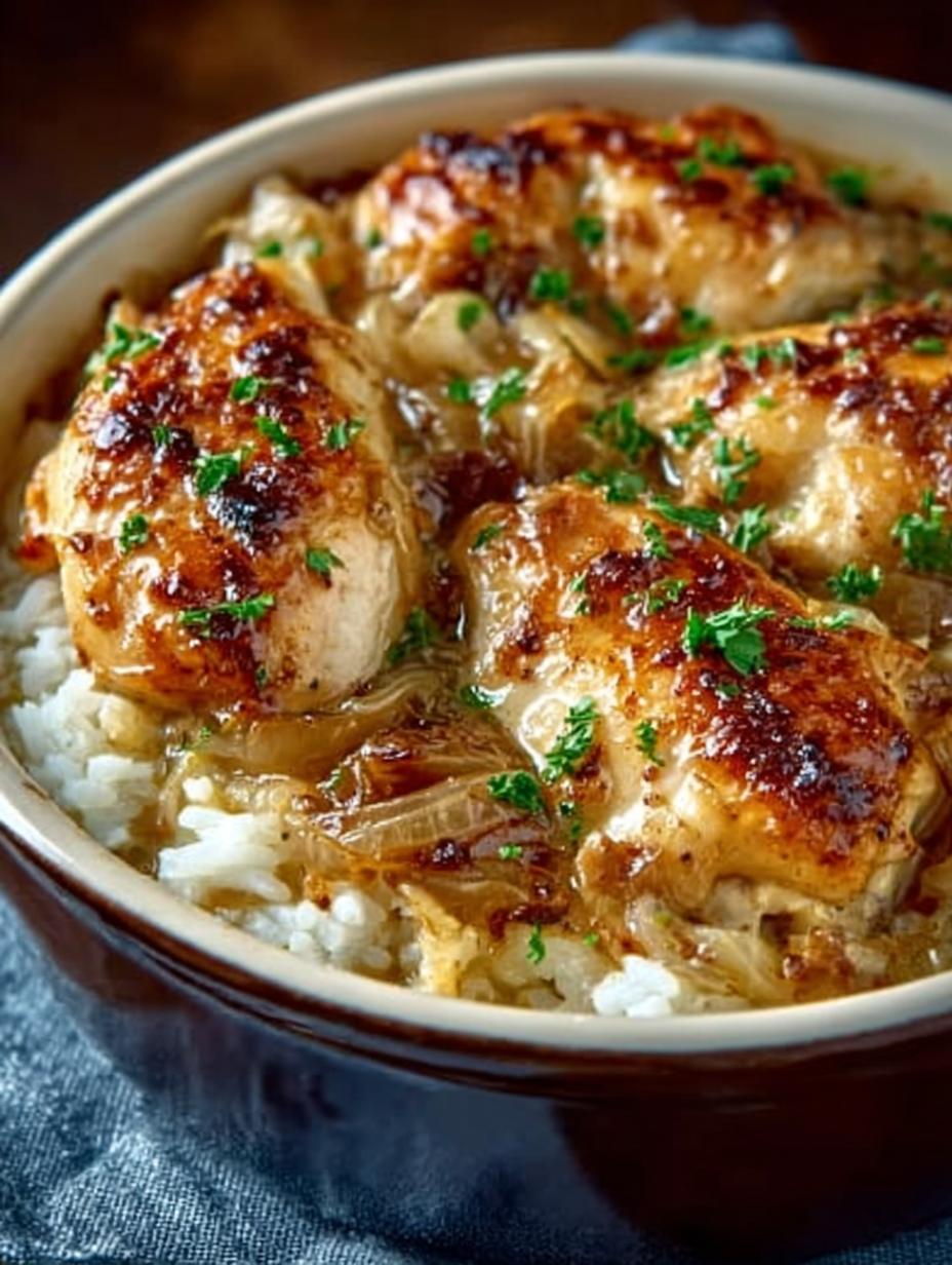 Creamy French Onion Chicken: 7 Savory Secrets Unveiled - Creamy French Onion Chicken - main visual representation