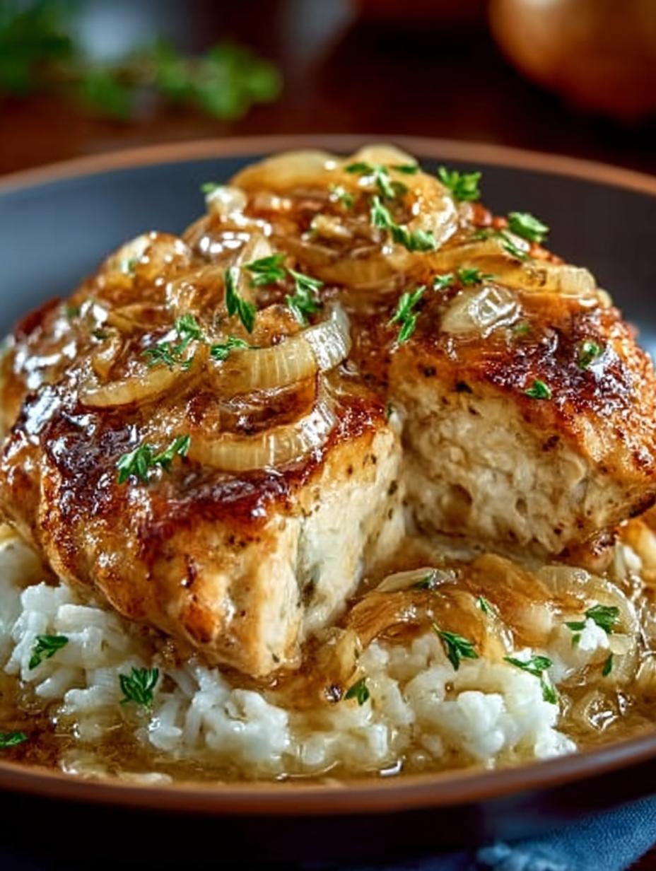Creamy French Onion Chicken