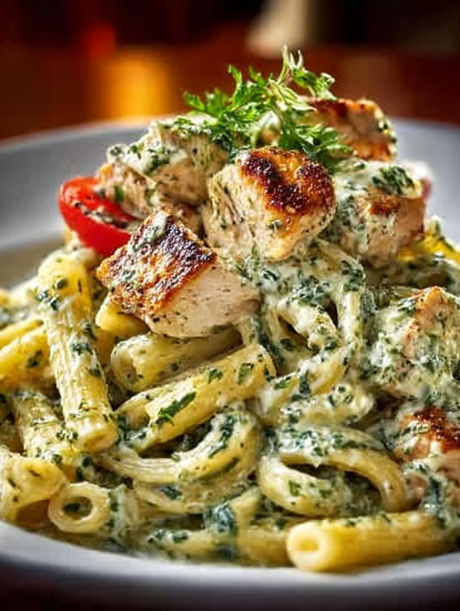 Creamy Pesto Chicken Pasta