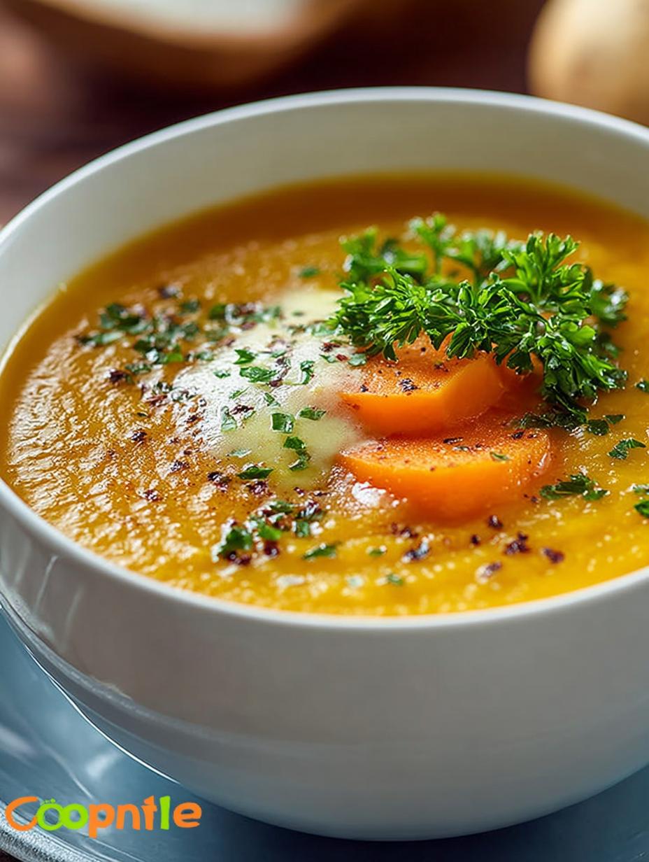 Creamy Potato Carrot Soup