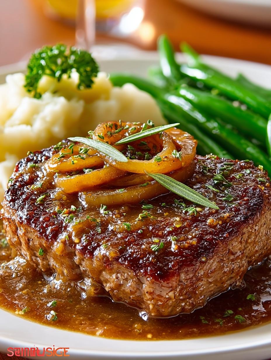 Best Crock Pot Cube Steak with Rich Onion Gravy - Crock Pot Cube Steak - additional detail