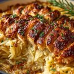 French Onion Chicken Orzo