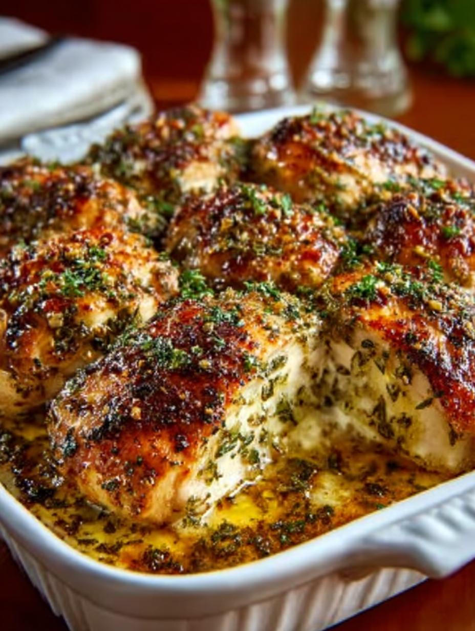 Garlic Herb Chicken Bake