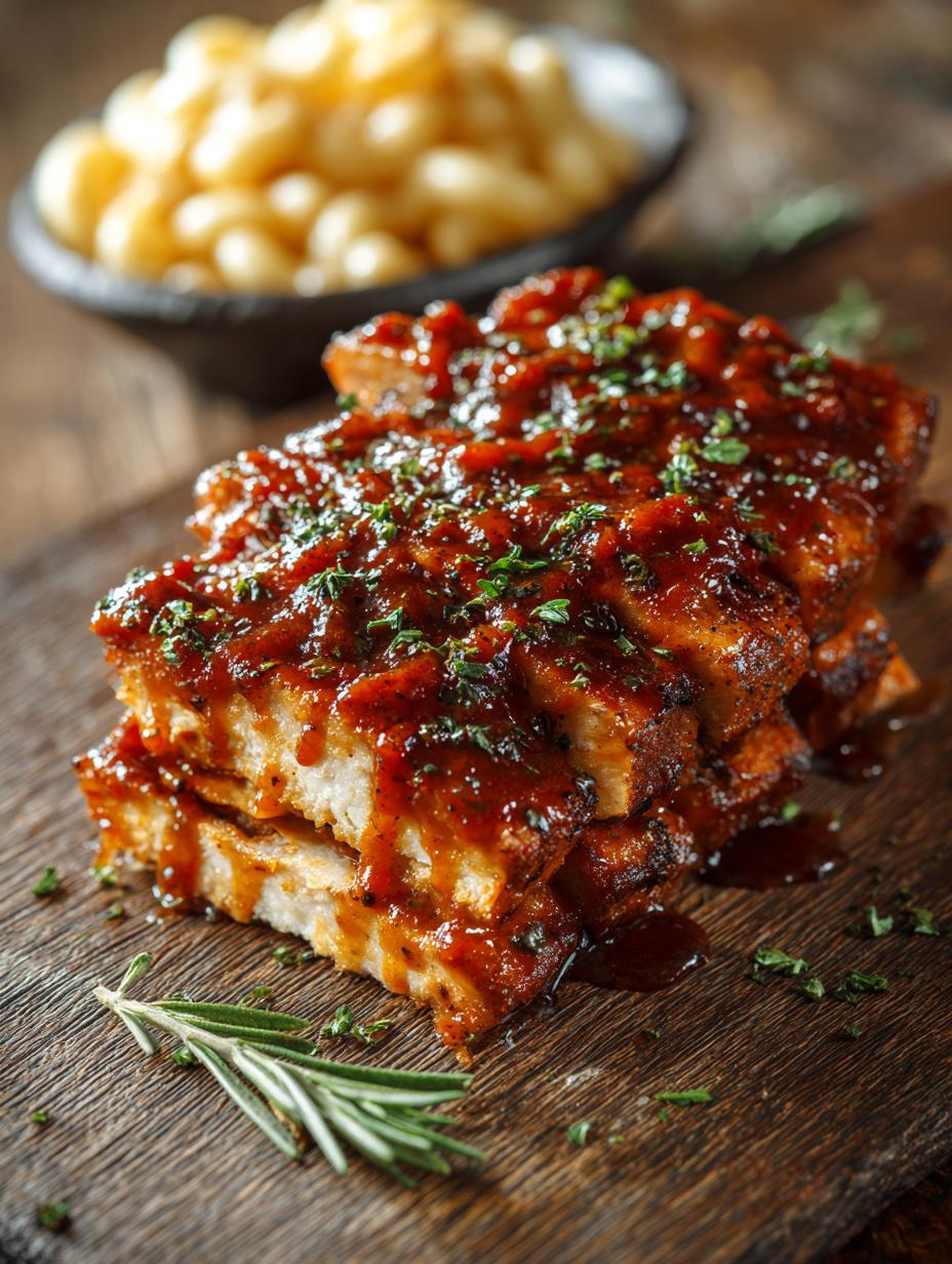 High Protein Honey BBQ Chicken Mac and Cheese Delight - High Protein Honey Bbq - main visual representation