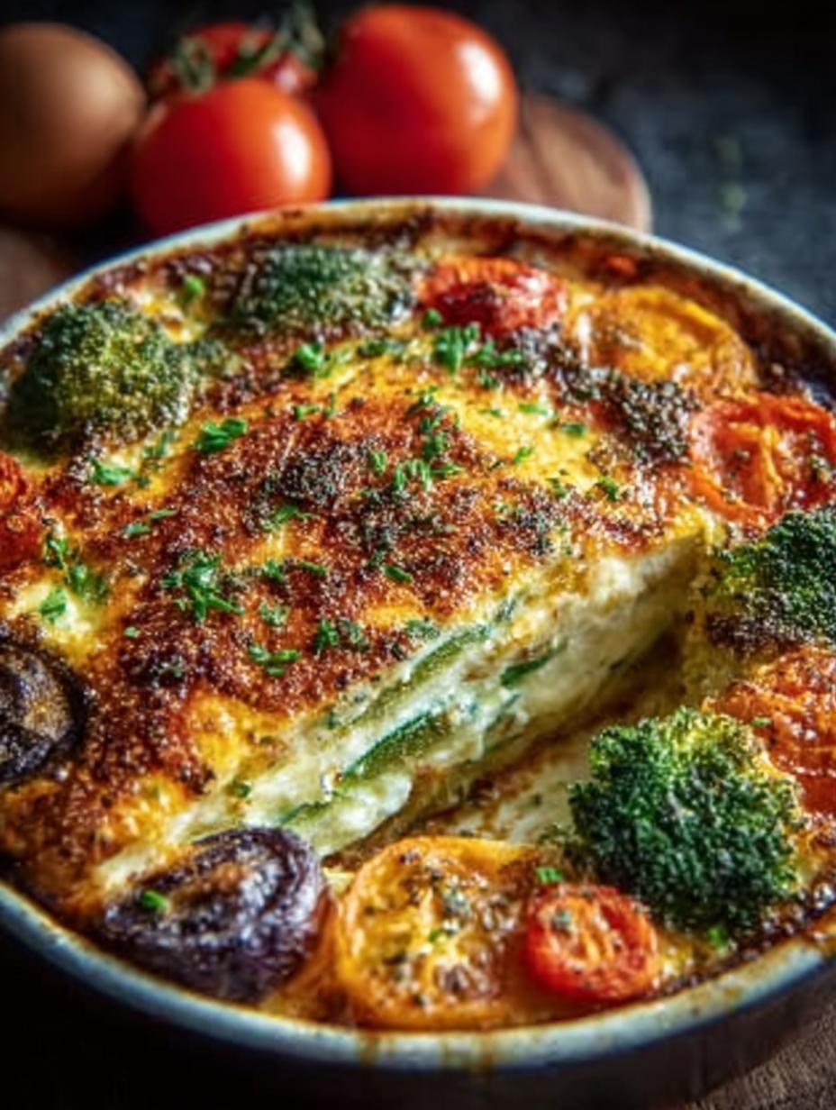 High Protein Veggie Bake