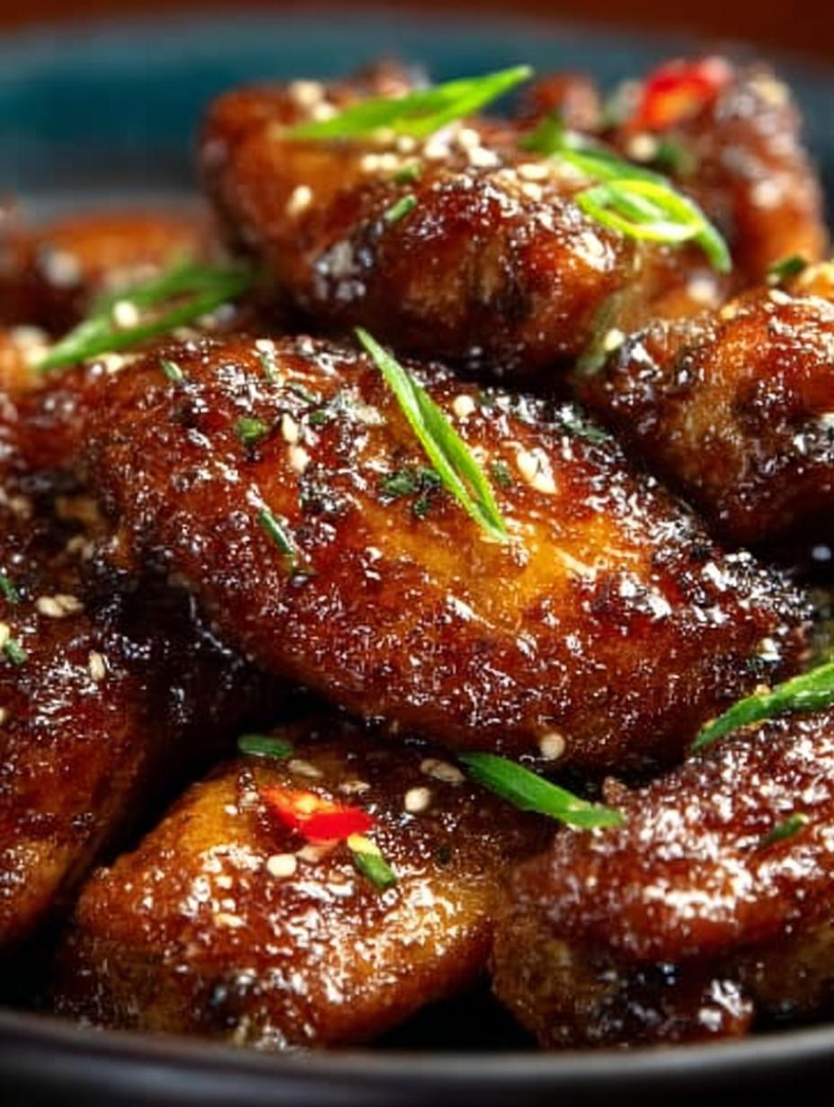 Honey Garlic Chicken Wings
