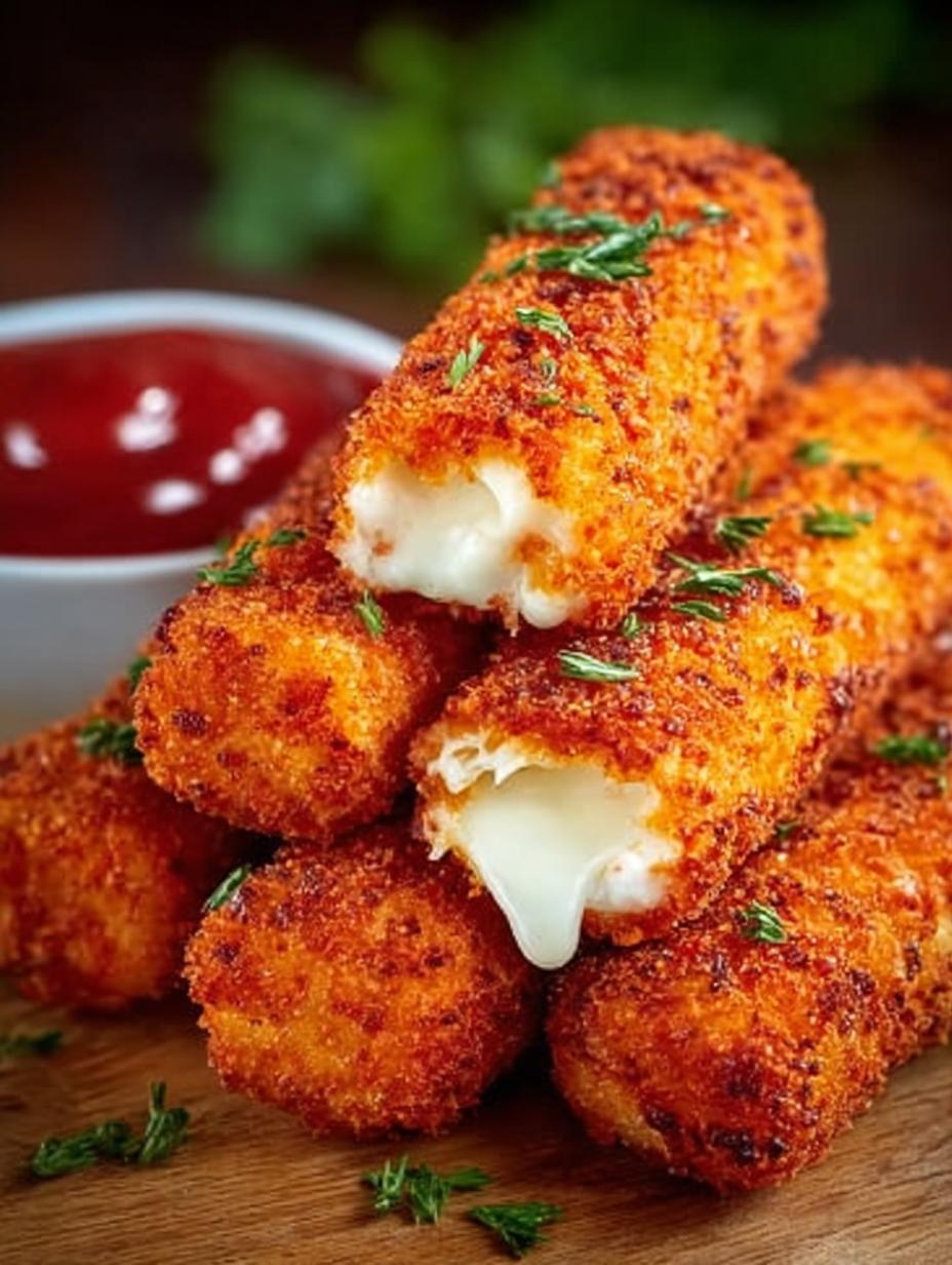 Hot Cheeto Mozzarella Sticks: 6 Irresistible Recipes - Hot Cheeto Mozzarella Sticks - main visual representation