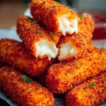 Hot Cheeto Mozzarella Sticks