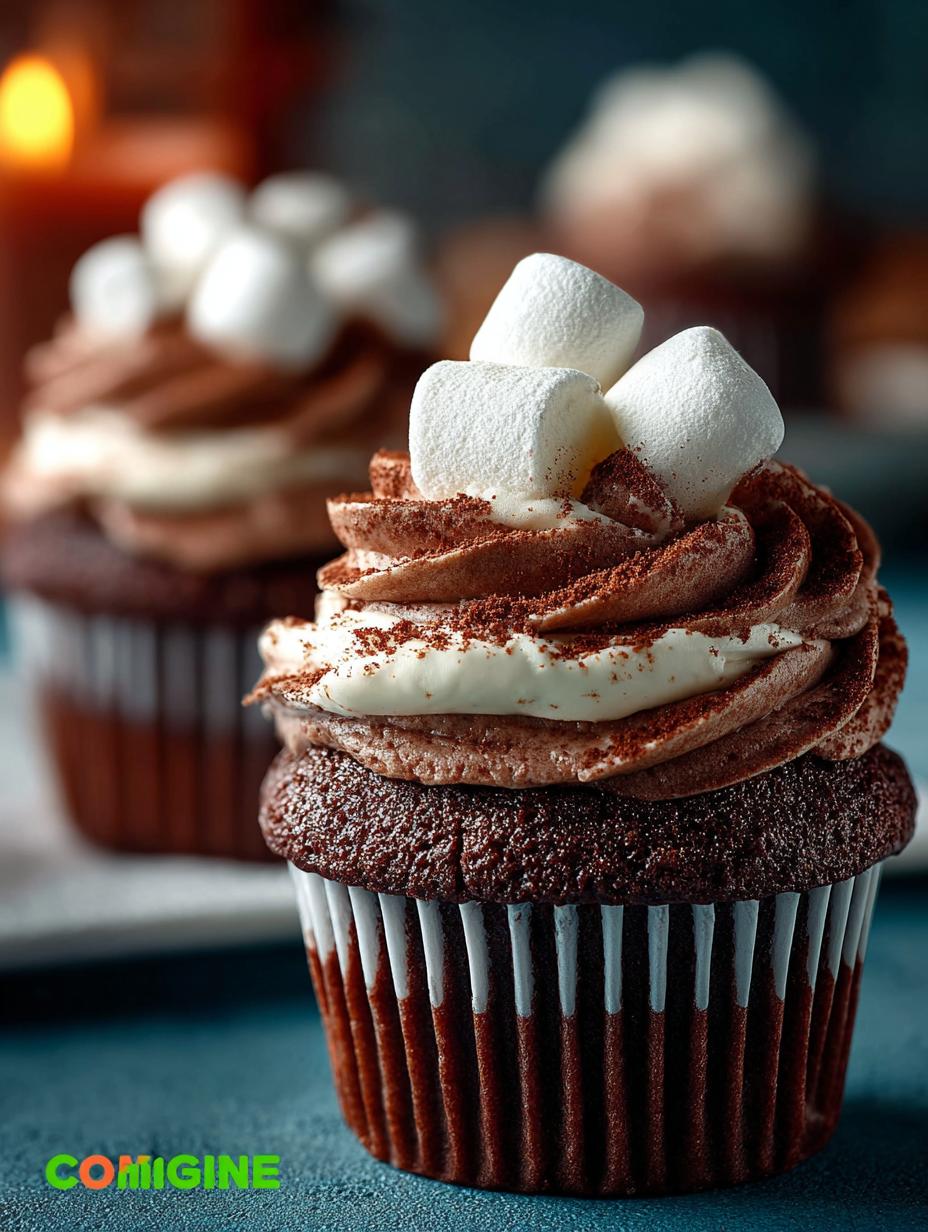 Hot Cocoa Cupcakes: 12 Irresistible Winter Delights - Hot Cocoa Cupcakes - main visual representation