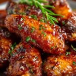 Hot Honey Peach Wings