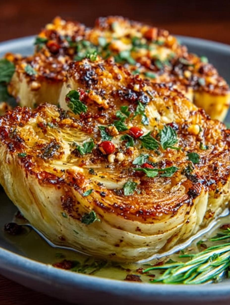 Irresistible Garlic Butter Cajun Cabbage Wedges Recipe - Irresistible Garlic Butter Cajun - main visual representation