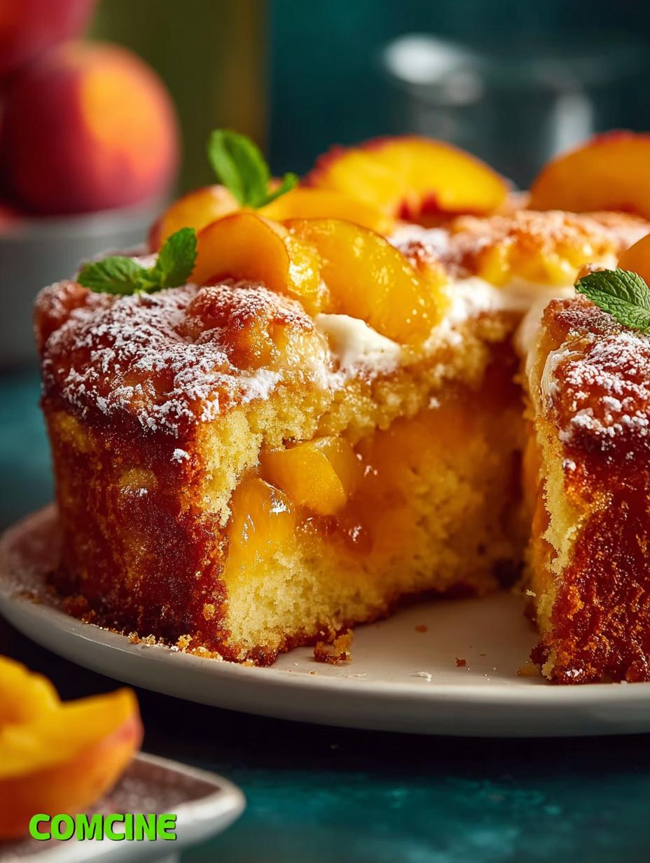 Irresistible Summer Peach Cake Recipe You Need to Try - Irresistible Summer Peach Cake - additional detail