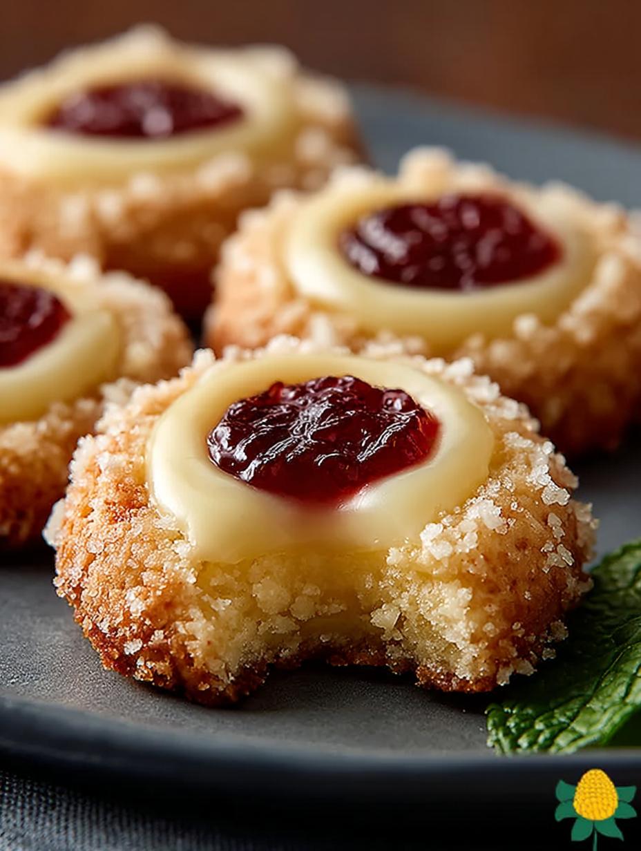 Mouthwatering Cheesecake Thumbprint Cookies Recipe to Savor - Mouthwatering Cheesecake Thumbprint Cookies - additional detail