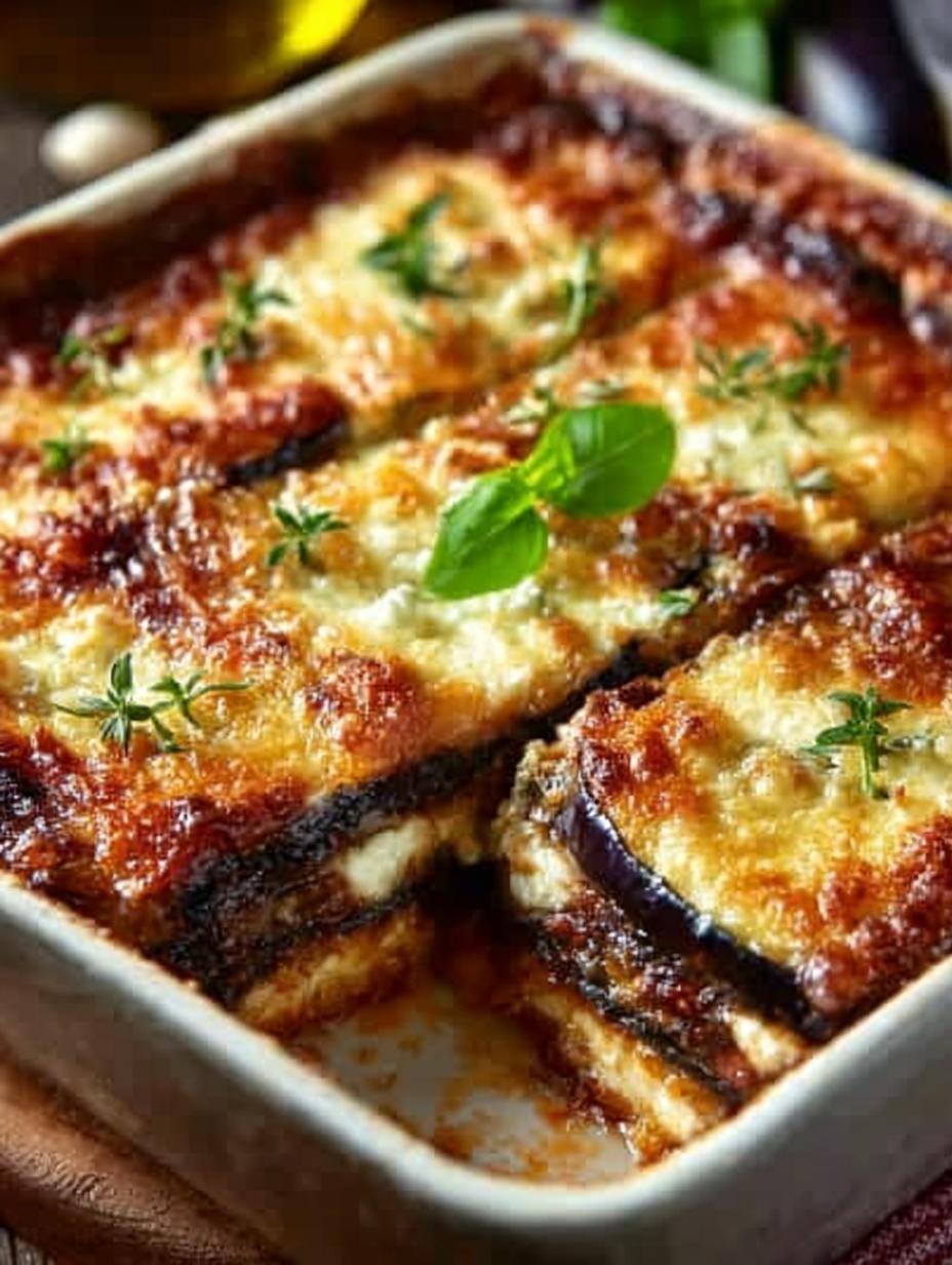 Ricotta Eggplant Casserole